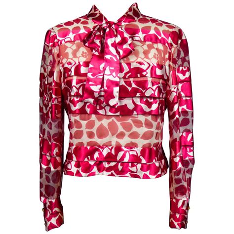 chanel blouse for sale|chanel style blouse.